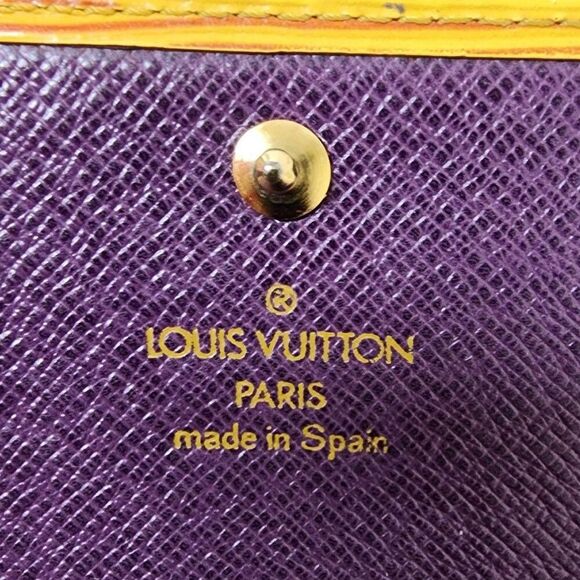 Louis Vuitton LV Sarah Epi Yellow Trifold Wallet - Picture 7 of 10